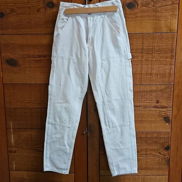J.GALT Pants - J.GALT Cream Carpenter Jeans